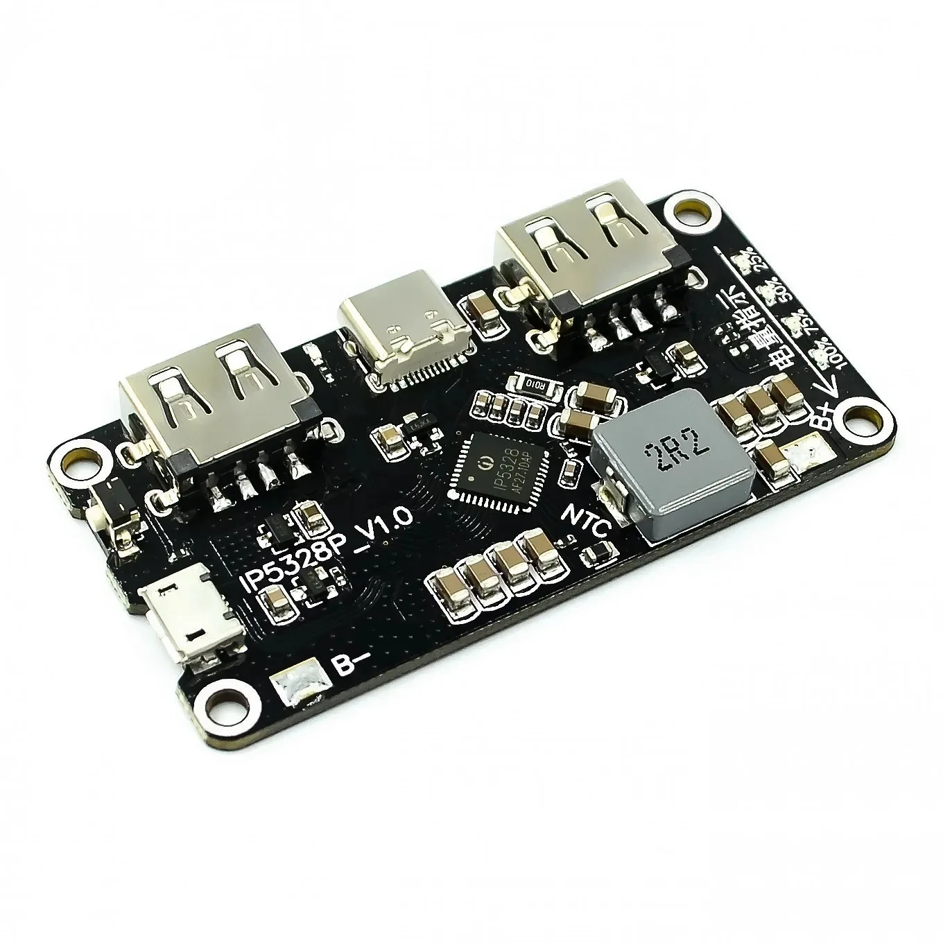 보조배터리 양방향 고속 충전 모듈, 모바일 전원 마더보드, 3.7V 5V 9V 12V 부스트, IP5328P