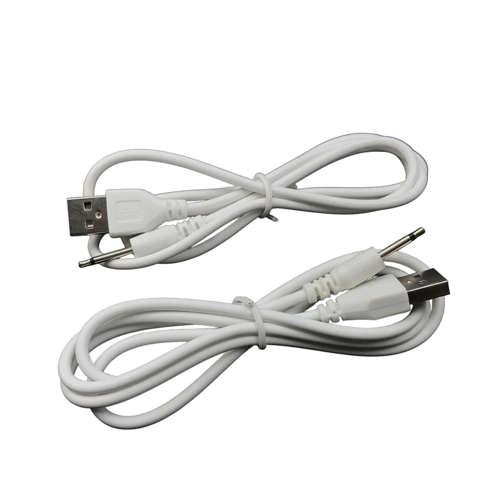 USB-DC 2.5mm 충전 케이블 USB-2.5 AUX 모노 라인 싱글 오디오 채널 코드 연장 전원 공급 와이어 14mm 15mm 16mm 17.4mm