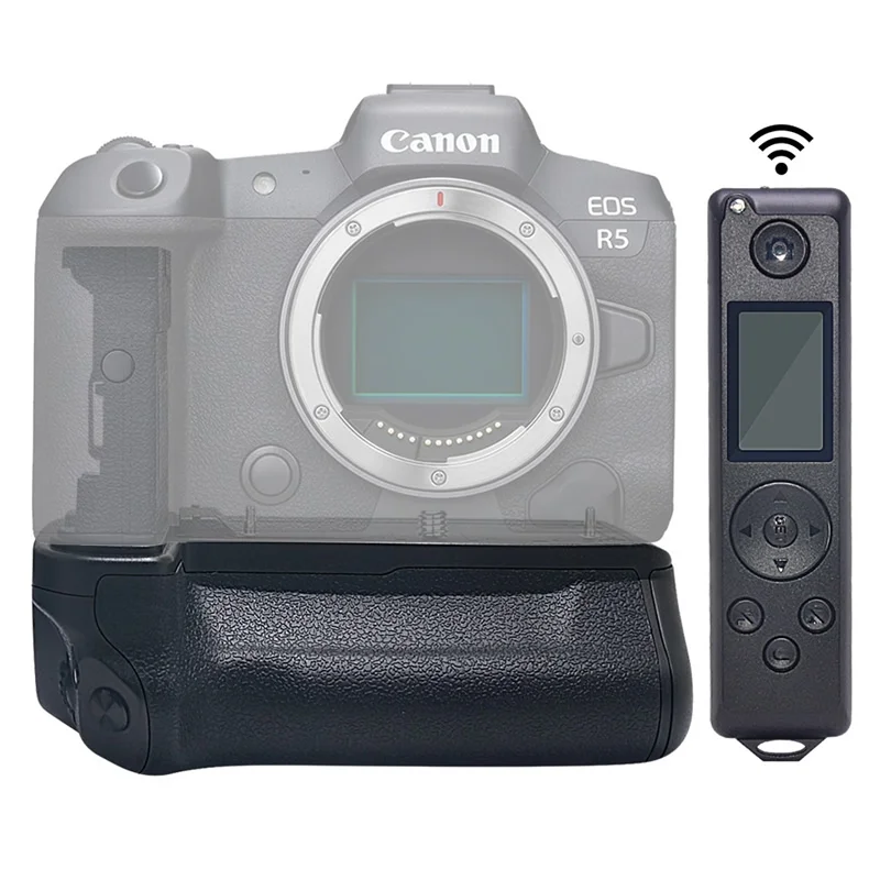 Bg-R10 Battery Grip Con Telecomando 2.4G Per Canon Eos R5 R5C R6 R6Ii Battery Grip
