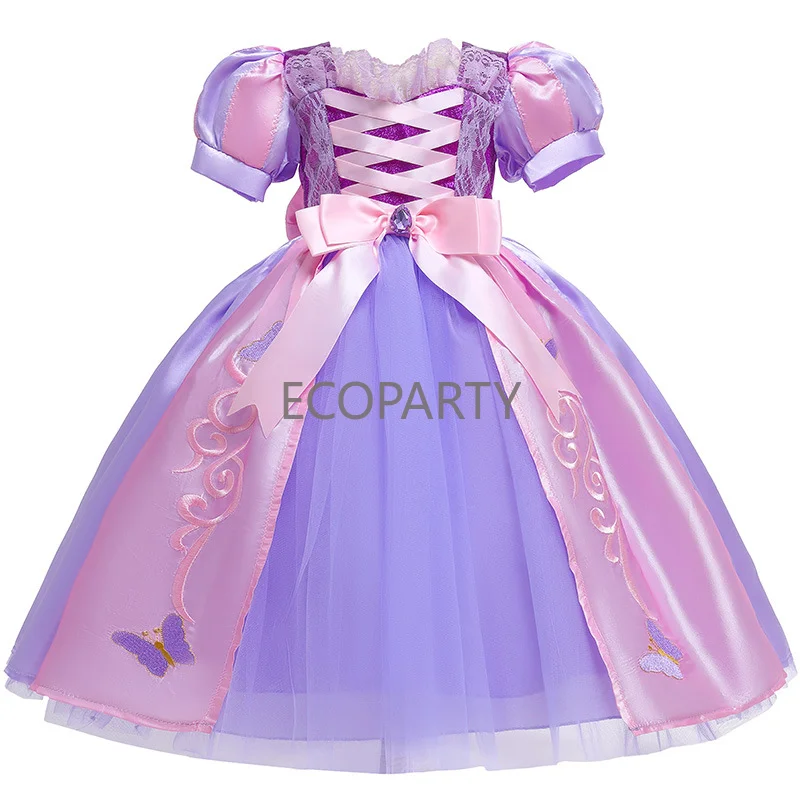 

2023 Frozen Halloween Costume Kids Birthday Party Children Fancy Up Sofia Dress for Girls Rapunzel Princess Dress Cosplay