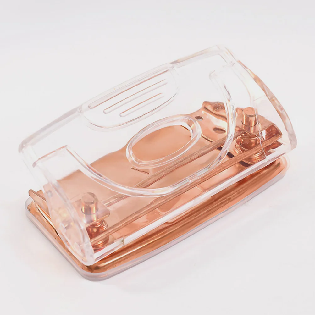 Paper Puncher Stapler Portable Multi-function Hole Office Stationery Decor Household Crafts Card Supply