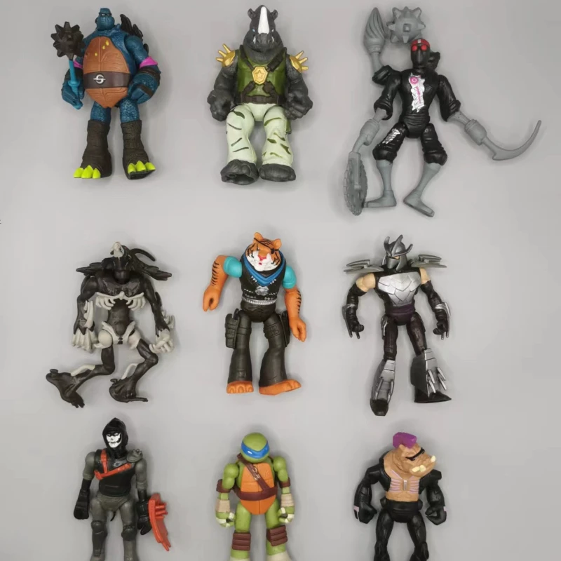Teenages Mutantninjaes Series Raphaeles Donatelles Sharkses Toads Model Movable Action Figures Desktop Ornaments Gifts - 1