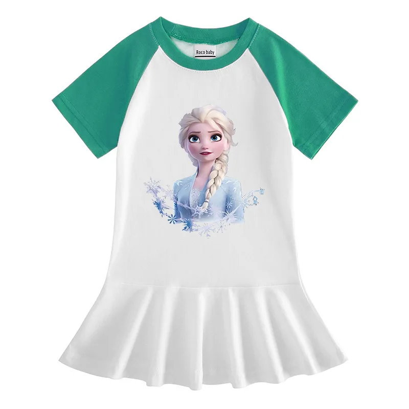 thumbnail image 1 of Disney-Conjunto de ropa de Elsa y Anna para niñas, traje de baño, Bikini de Frozen, regalos de fiesta, novedad de verano, 1 of 5