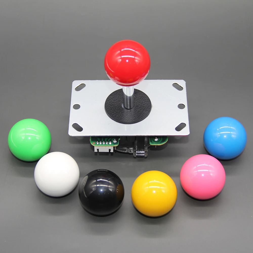 

Factory Price 5 Pin Arcade Joystick With Top Round Ball Sanwa Style Rocker for Diy Arcade Game Accessories