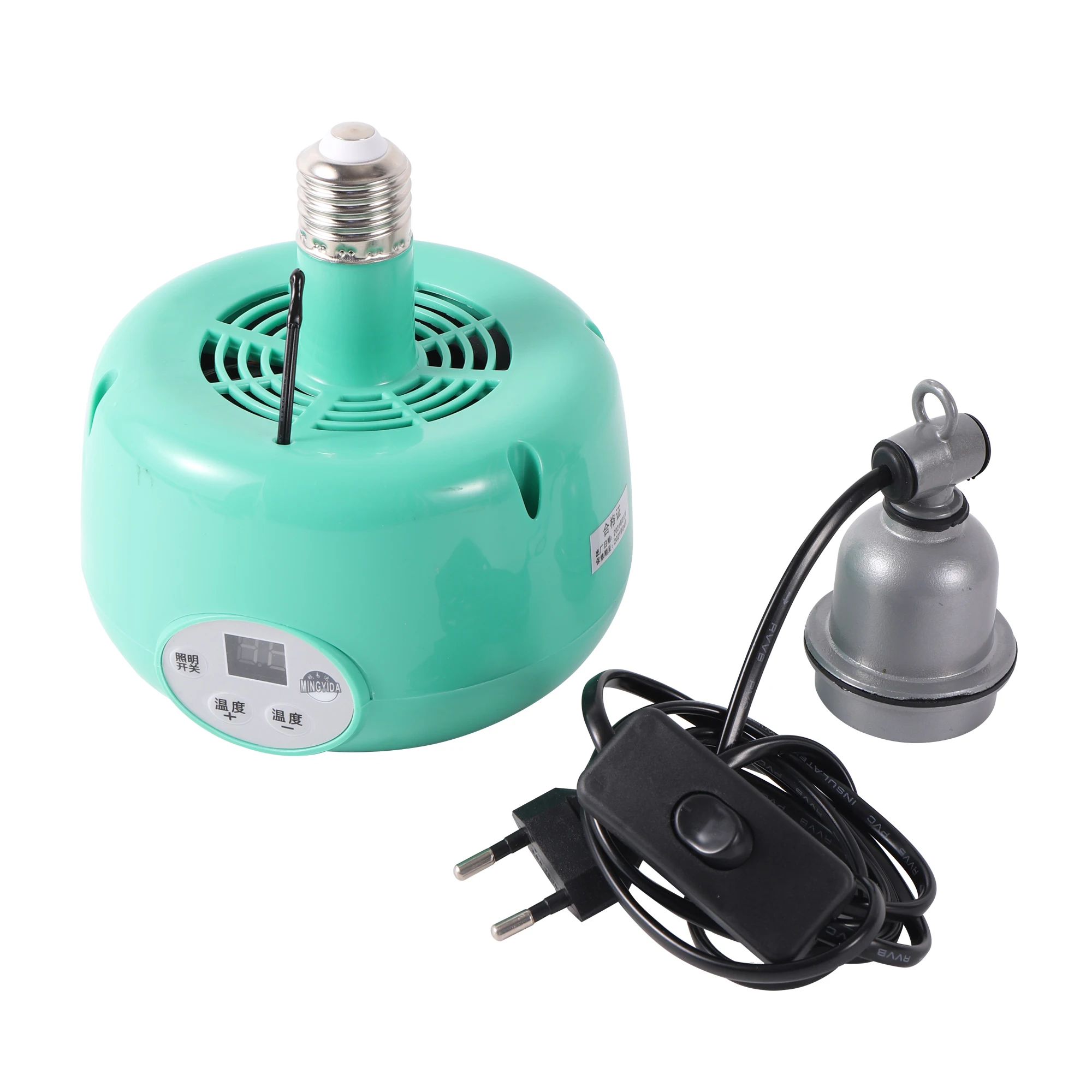 Pet Heating Lamp Animal Warm Light Chicken Thermostatic Temperature Controller Heater Reptile Box 220V 300W