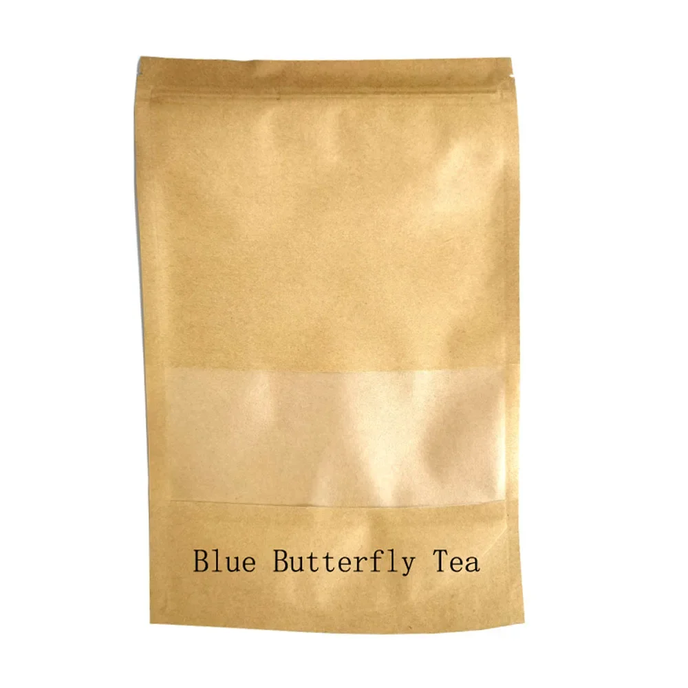 250g Chinese jasmine flower Tea Set Vacuum Plastic Bags Blue Butterfly Bags Compression No Packing Bag tea bags