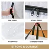 Transparent Storage Bag Large Capacity Blanket Toy Sundries Clothes Organizer Dust Proof and Moisture Moving Luggage Bags 4
