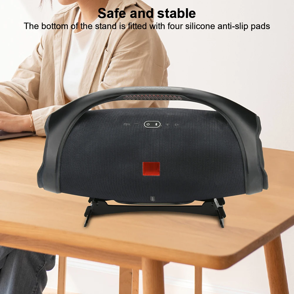 Desktop Stand Acrylic Speaker Mount Base Holder Desk Display Stand for JBL Boombox 1 2 3 BT Speaker