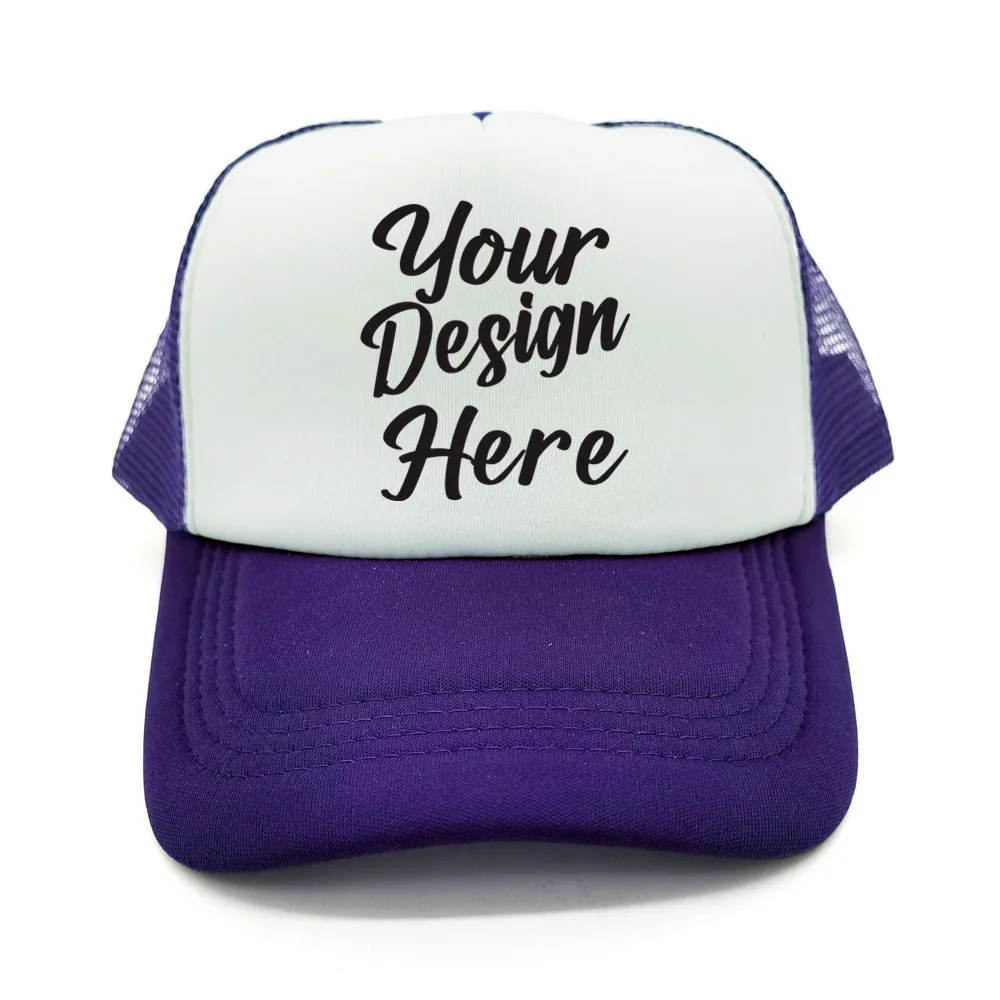Design Your Own Custom Trucker Hat - Add Text, Pictures, Or Logo To Adjustable Snapback Hat - View #4