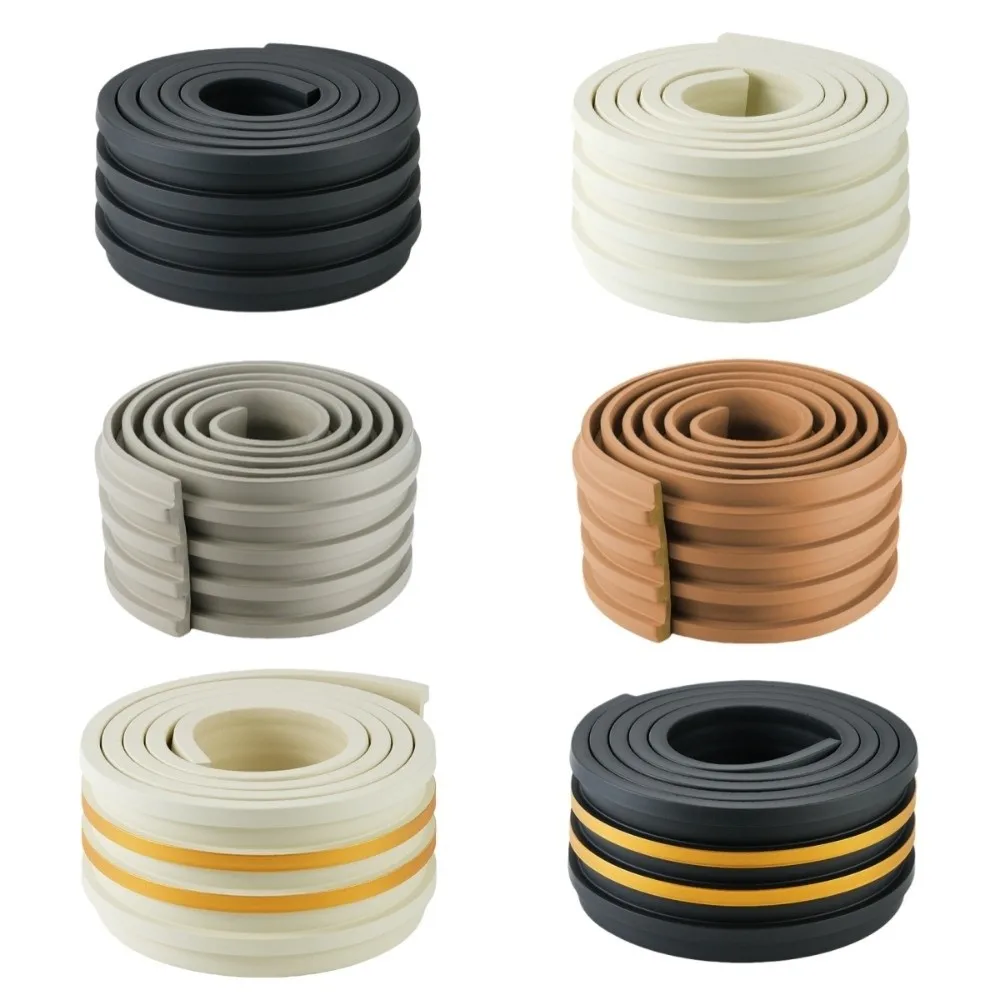 3 Meter Imitation Grille Wall Sticker NBR Foam Waterproof Fluted Wall Panel Moisture-proof Self-adhesive Fluted Wall Trim