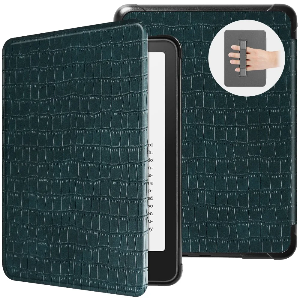 Hand Support e-Reader Case with Auto Sleep/Wake Feature