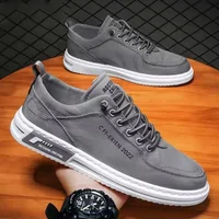 Men's Casual Breathable Canvas Shoes Low Top Fashionable Lightweight Board Shoes Summer Season Unisex Slip-On Sneakers