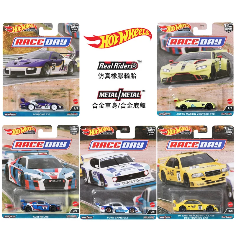 Hot Wheels автомобиль гоночный день PORSCHE 935 AUDI R8 94 AMG-MERCEDES DTM 1/64 коллекционные модели коллекционных игрушечных автомобилей