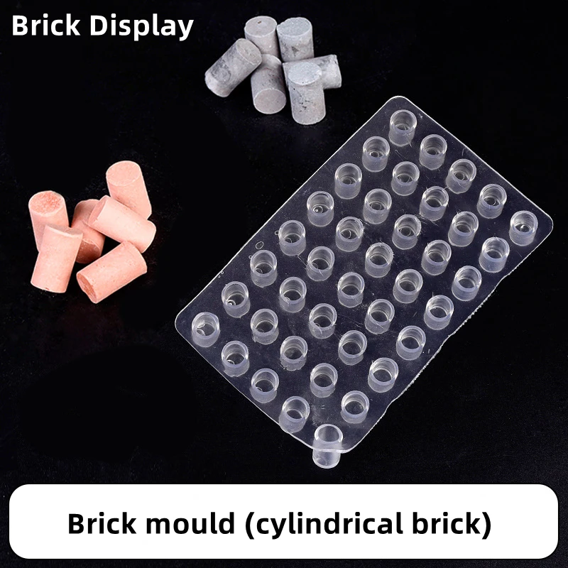 Sand Table Building Mini Bricks Blue Brick Red Brick Powder Mold Small Mason Diy Mold  Miniature  Brick  Toys 3