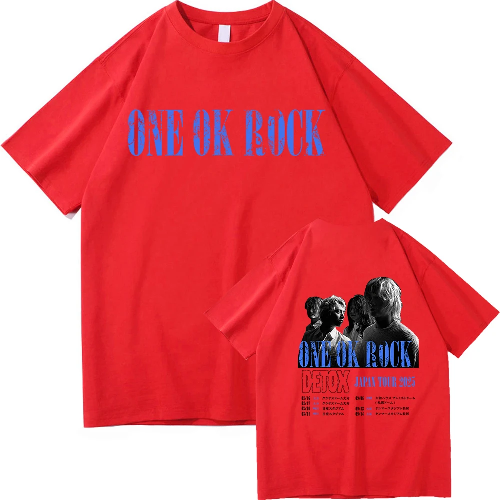 One Ok Rock DETOX Tour 2025 TShirt Fashion Men/women