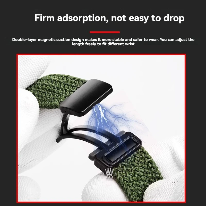 حزام ساعة مرن من النايلون لسلسلة كاسيو A158 A168 f...