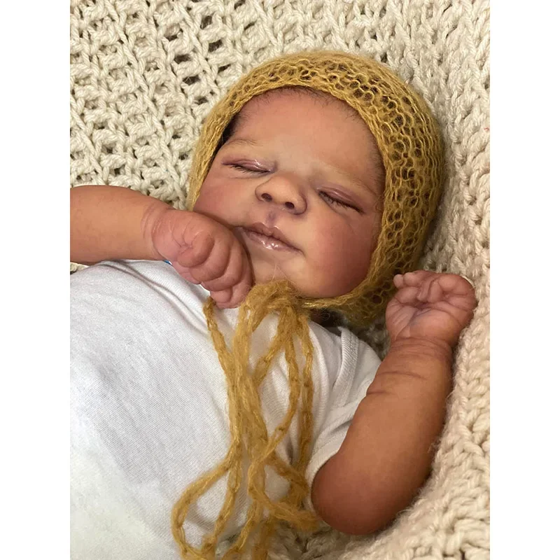 19inch Full Body Vinyl Reborn Baby Doll Pascale Lifelike Babys