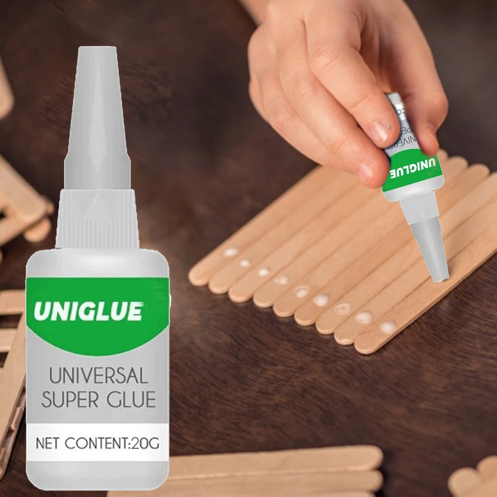 20ml Uniglue Universal Super Glue Strong Plastic Glue For Resin Ceramic Metal Glass PVC Glue