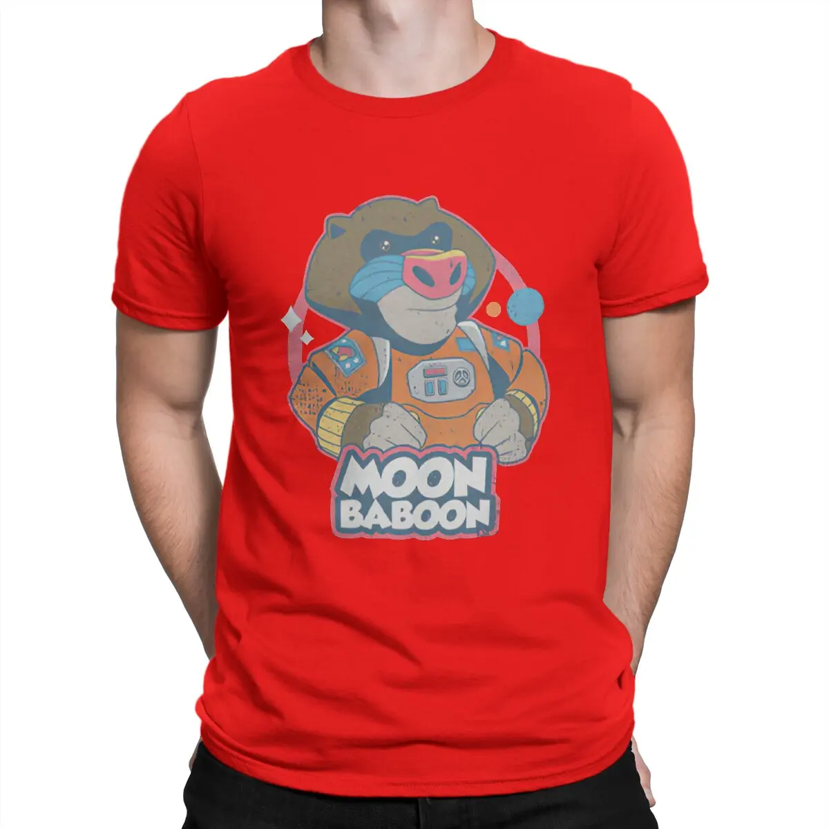 thumbnail image 1 of Camiseta de "It Takes Two", la más nueva para hombre, camiseta de cuello redondo con diseño de babuino lunar, ropa de regalo distintiva, ropa urbana., 1 of 7