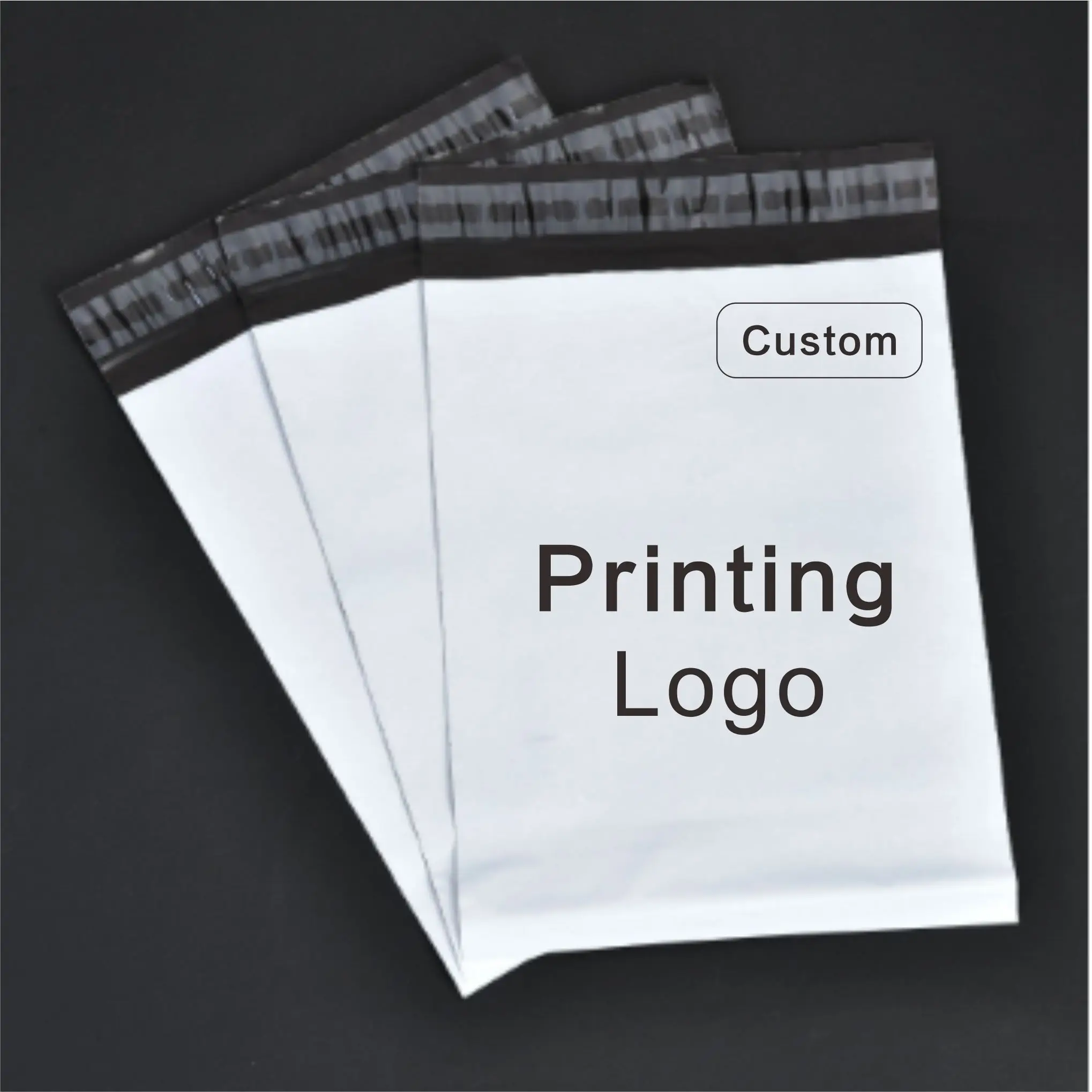 

100pcs custom courier bag with logo self seal plastic storage mailing envelope bags Courier envelope packaging printing