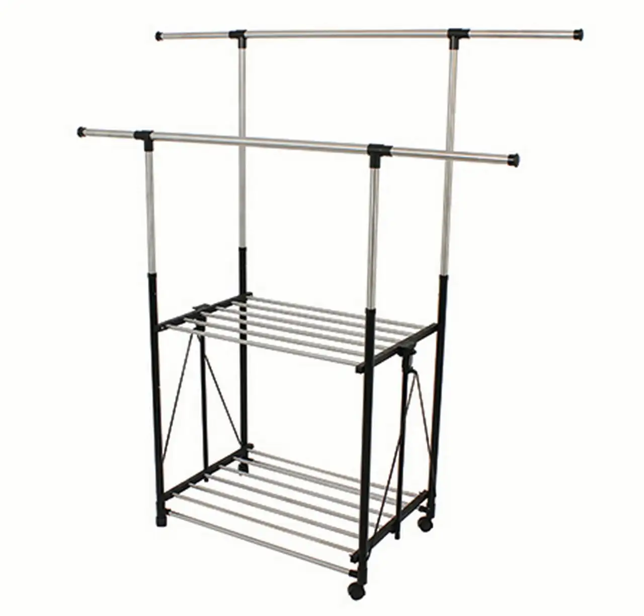 

Greenway Collapsible Clothes Rack, Metal, Stainless Steel