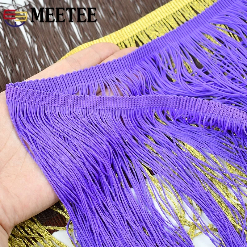 1-5 Metri 20 centimetri Nappa Frangia Per Cucire Abiti Decorazione Nastro Tende Lace Trim Fascia Vestiti Frange Tessuto Accessori FAI DA TE - immagine 6