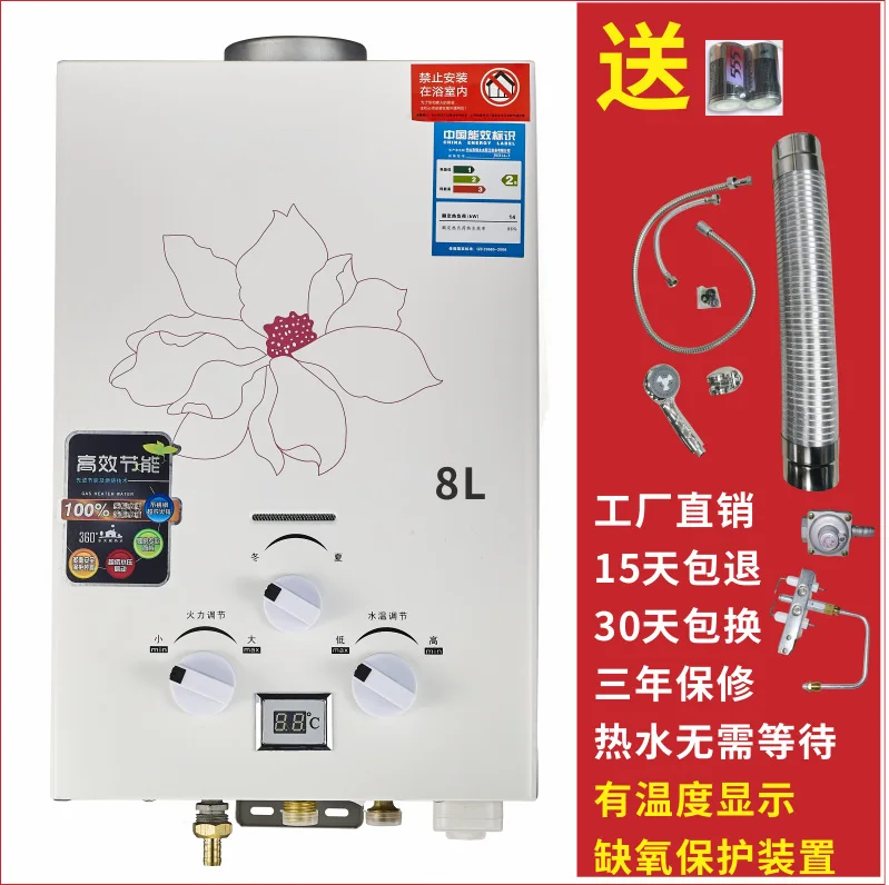 Gas Water Heater Manufacturer Stove-Piped Water Heater Wholesale Liquefied  Gas Natural Gas Hot Water Dispenser Household - AliExpress