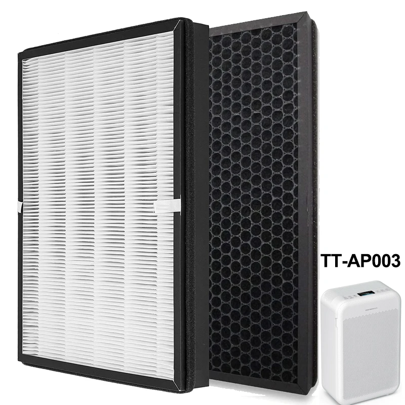 5 in 1 Air Purifiers HEPA Replacement Filter For TaoTronics TTAP003 Home Air Purifier Activated