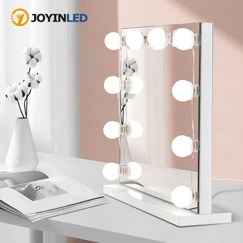 Vanity Mirror Fill Light Adjustable Luminance 3 Colors LED USB Wall Bulbs String For All Pretty 3 Colors Dimmable Vanity Light makeup mirror lights