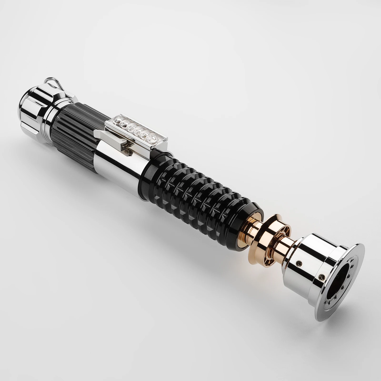

LGT Saberstudio световой меч Оби-Ван, металлическая пустая рукоятка без электронного комплекта или лезвия, только Металлическая рукоятка для тяжелого дулейного светового меча