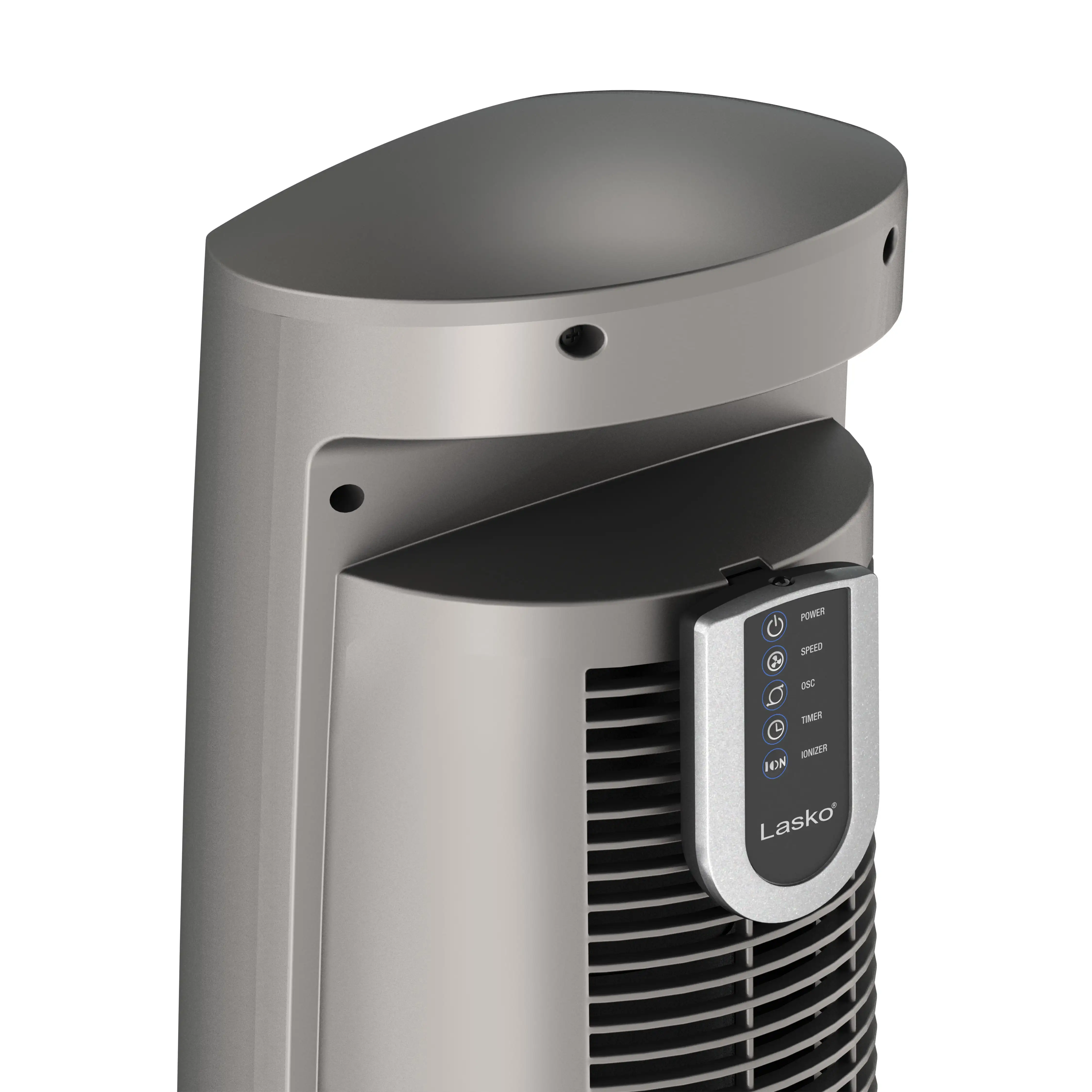 Wind Curve Tower Fan with Ionizer and Remote, 2554, Gray/Woodgrain -  AliExpress