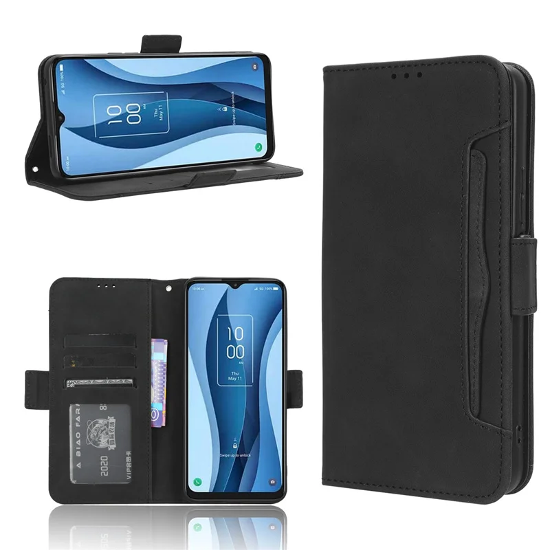 Per Tcl 40 Nxtpaper 5G Flip Case Luxury Leather Book Wallet Holder Full Card Slot Cover Per Tcl 40 Xe 5G Phone Bags