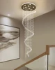 Modern Led Chandeliers Light Fixture For Staircase Stair Lights Luxury Hotel Villa Vanity Bedroom Hanging Lamp 1