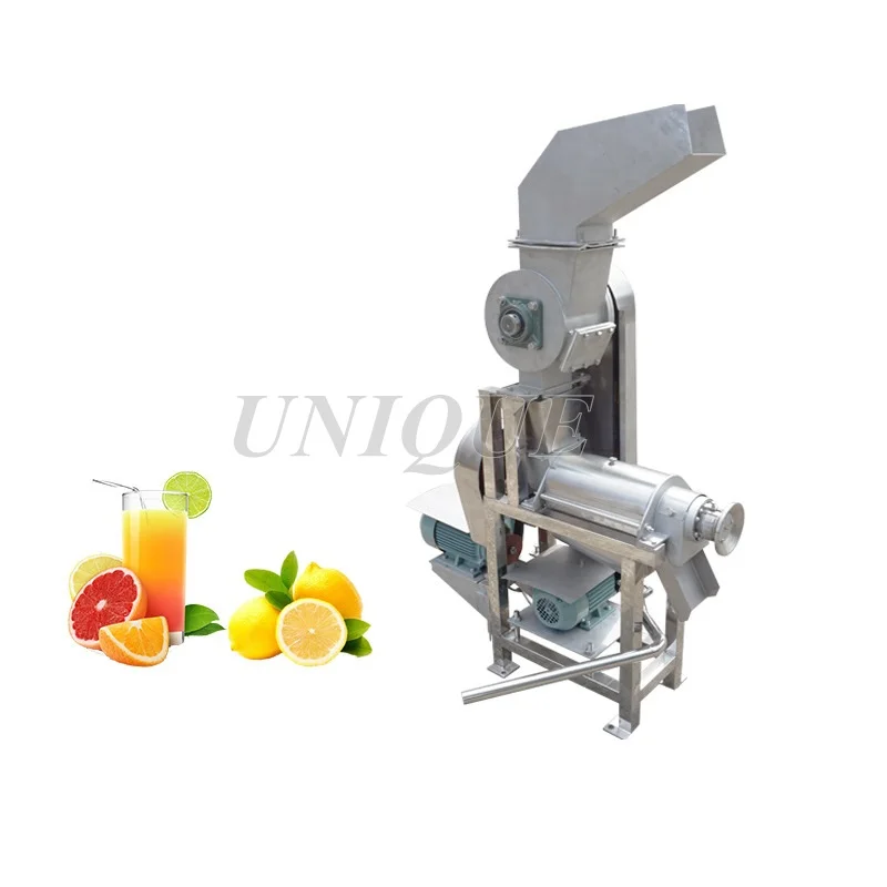 

500kg/h Stainless Steel Apple Vegetable Crusher And Juicer/Cactus Tomato Spiral Juicer/Fruit Juice Crushing Extractor Machine