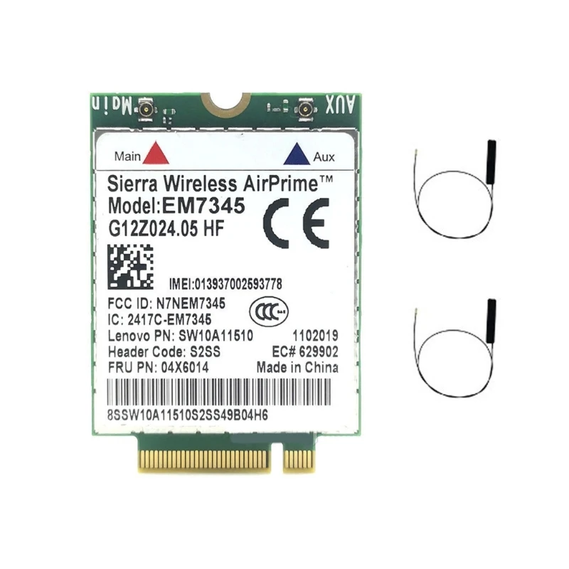 EM7345 LTE CARD WWAN EM7345 Module Mobile Broadband 04X6019 04X6014 For X240 T440 T440P X250 T450 LTE