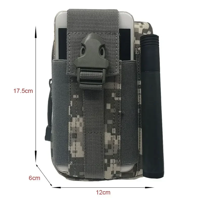 Waist Pack Outdoor Men Camouflage Waist Pack Bum Bag Pouch Waterproof Tactical Sport Hunting Belt Molle Nylon Mobile Phone Bags Travel Tool