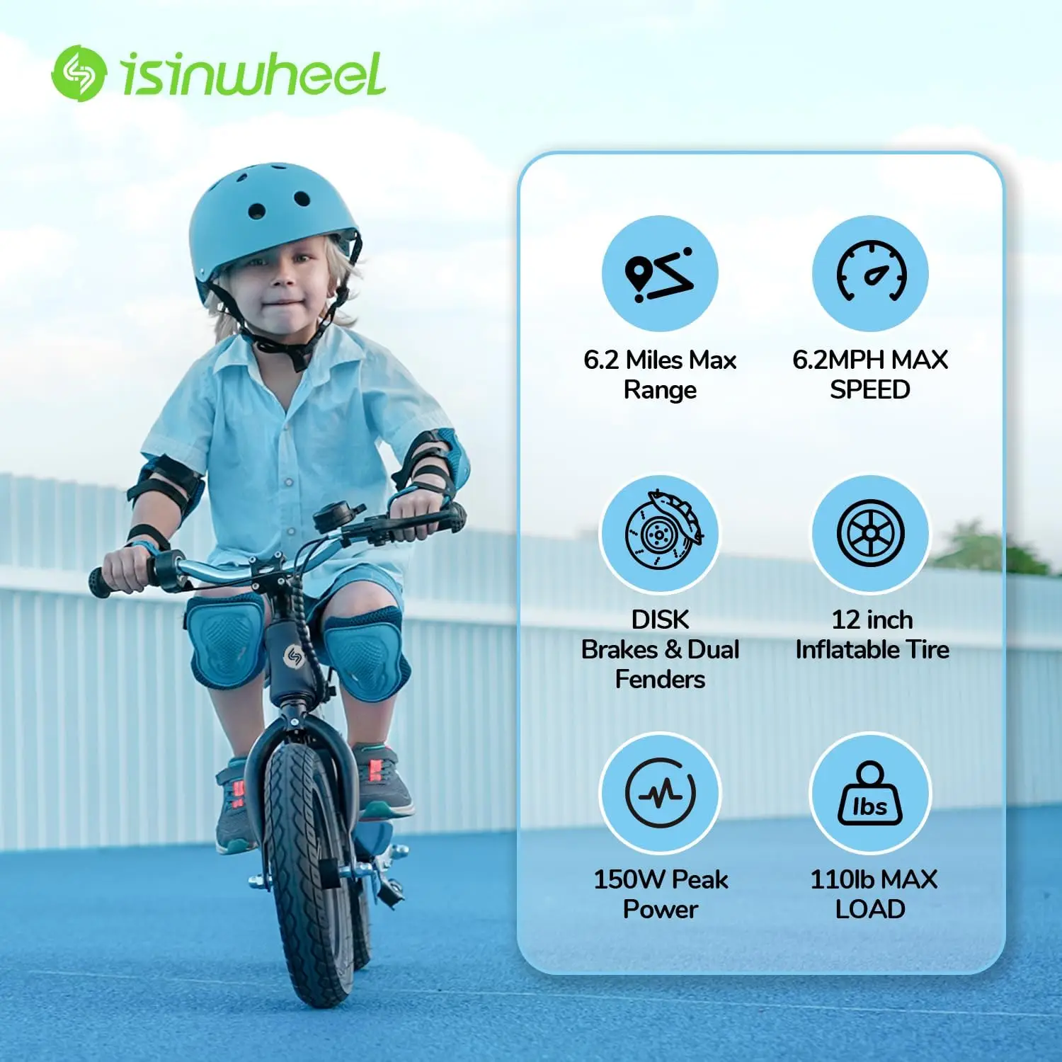 150W Kids E-Bike 4