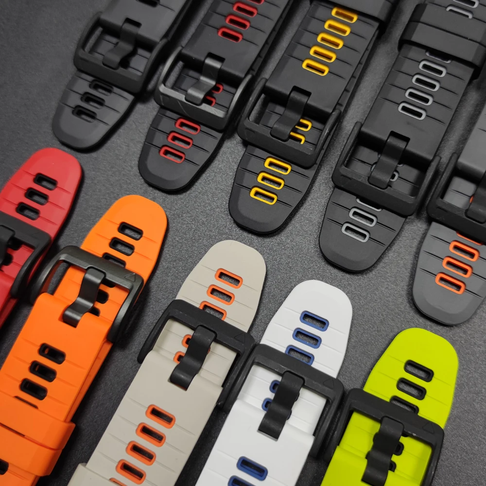 Enhanced Silicone Sports Strap Watch Band - QuickFit Bracelet, 26mm/22mm