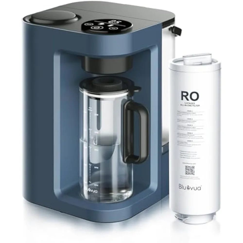 

Table top reverse osmosis water filtration system, 5-level purification, 3:1 pure drainage, portable water purifier