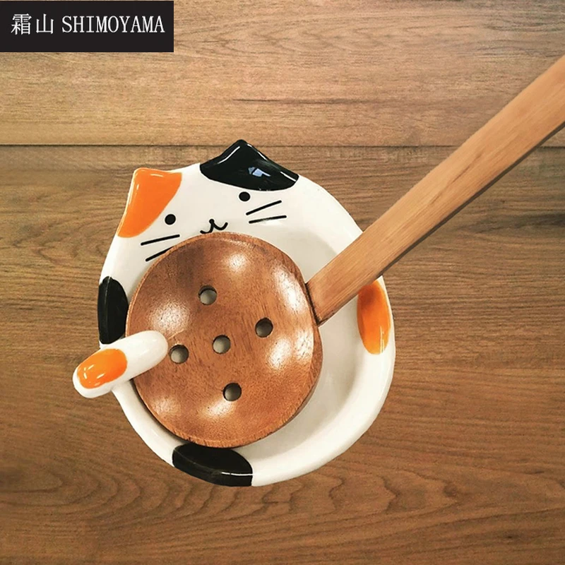 Spoon Rest Pot Lid Holder Cat Kitchen Spoon Rest Kitchen Spoon