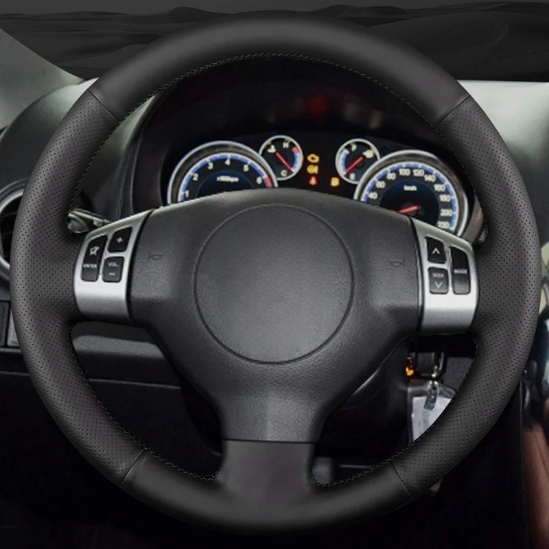 Car Steering Wheel Cover Wrap Non-Slip Car Accessories Original Steering Wheel Braid For Suzuki SX4 Alto Old Swift Opel Agila