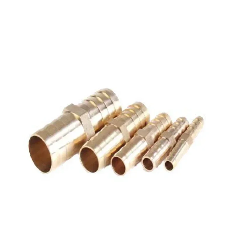 Brass Straight Hose Pipe Fitting Equal Barb 4mm 5mm 6mm 8mm 10mm 12mm 16mm 19mm 25mm Gas Copper Barbed Coupler Connector Adapter hose pipe fitting