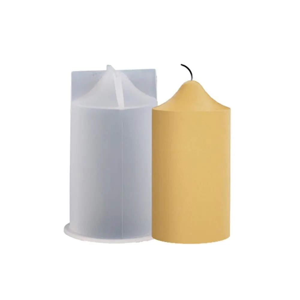 Description Picture 6 of item1Pcs 3D Cylinder Candle Silicone Mold Cake Resin Molds Handmade Soap Moulds Clay Making Tools Church Party Wedding Supplies