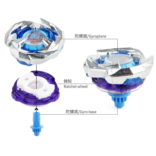 Bey X BX Starter Battle Bey Gyro Toy Evolution Metal Spinning Top with Launcher Gift 5