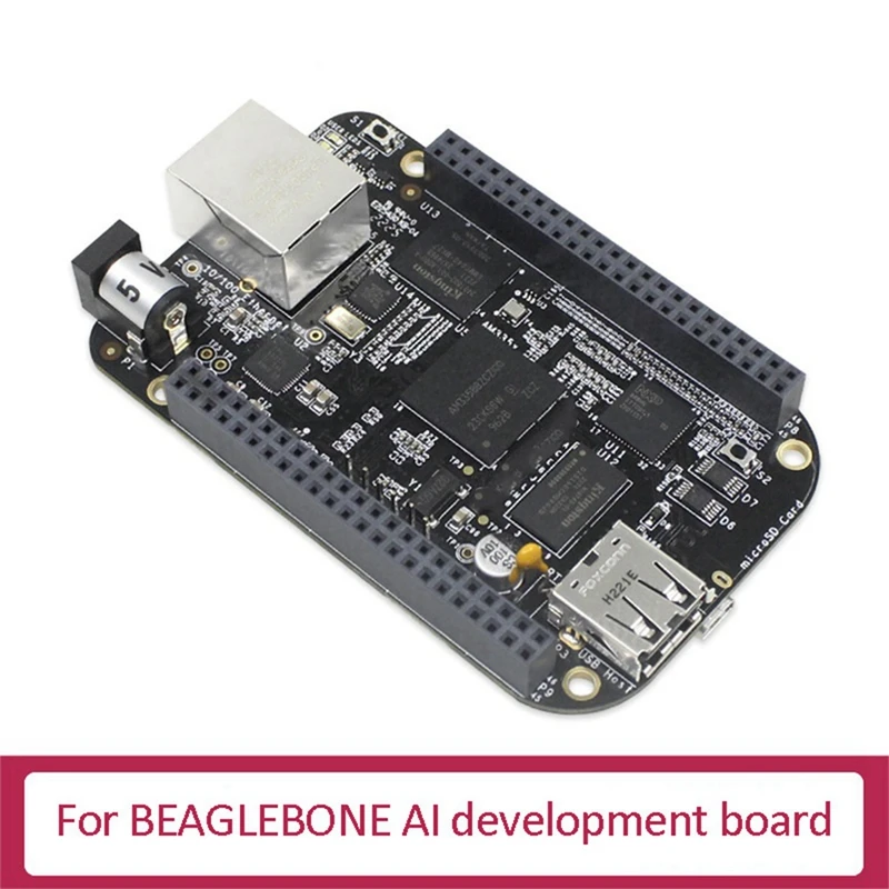 비글본 BB 블랙 임베디드 AM3358 512MB DDR3 + 4GB EMMC 플래시 BB 블랙 AI 리눅스 ARM 개발 보드 + USB 케이블