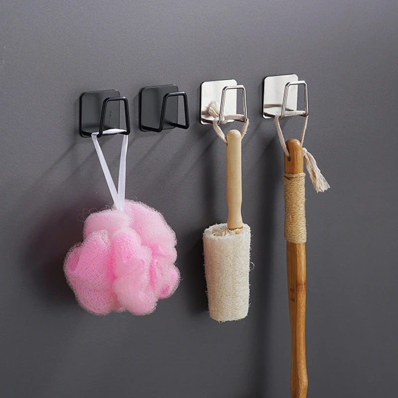 

Stainless Steel Kitchen Sink Sponge Holder Hooks Multifunction Sink Sponge Drain Rack Home Bathroom Storage Holder Organizer
