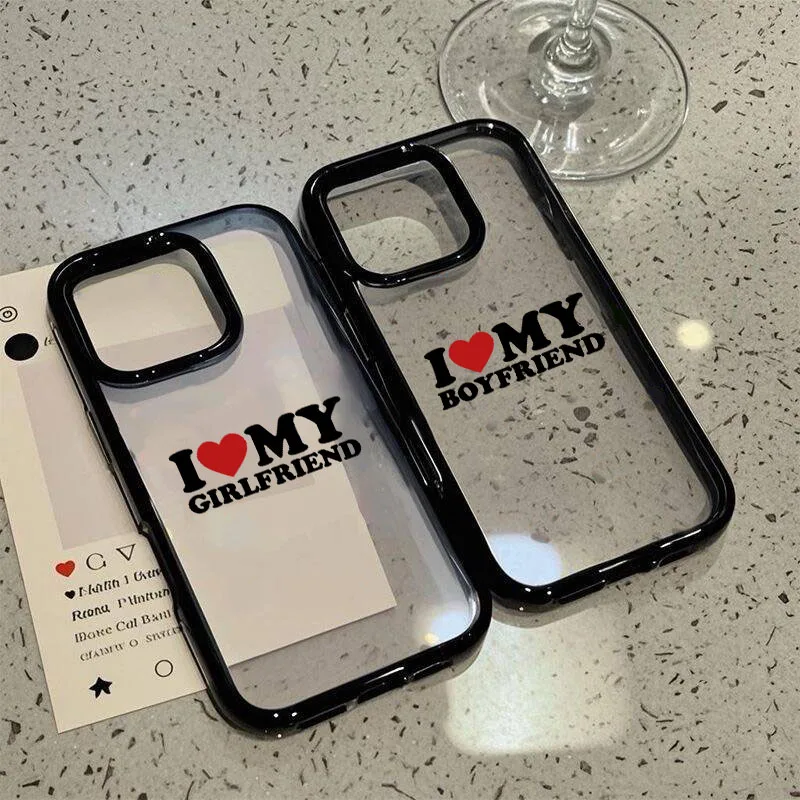 Cute I Love My Boyfriend Girlfriend Couple Phone Case For iPhone 15 13 16 14 17 12Mini 11 Pro Max XS XR 7 8Plus Clear Hard Cover - AliExpress Cute I Love My Boyfriend Girlfriend Couple Phone Case For iPhone 15 13 16 14 17 12Mini 11 Pro Max XS XR 7 8Plus Clear Hard Cover - AliExpress