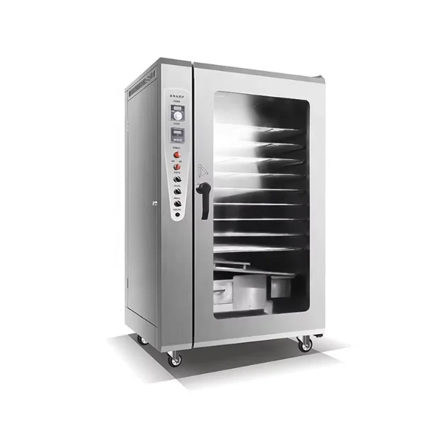 Gas Heating Dehydrator Smoker Oven Temperature Time Control Smoking Hot Dog Ham Fish Smoked Sausage Meat Steamer