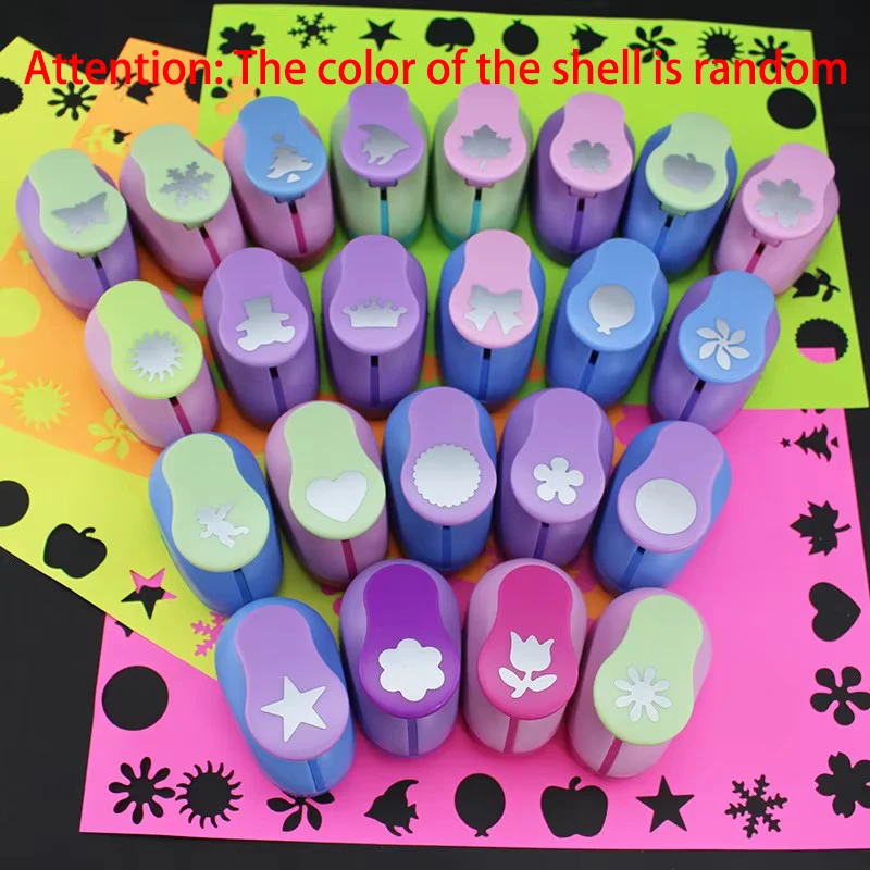 DIY Paper Cut Eva Foam Maker Puncher Scrapbooking Labor Saving For Kid Hole Punch Embossing 5*3*4.5cm