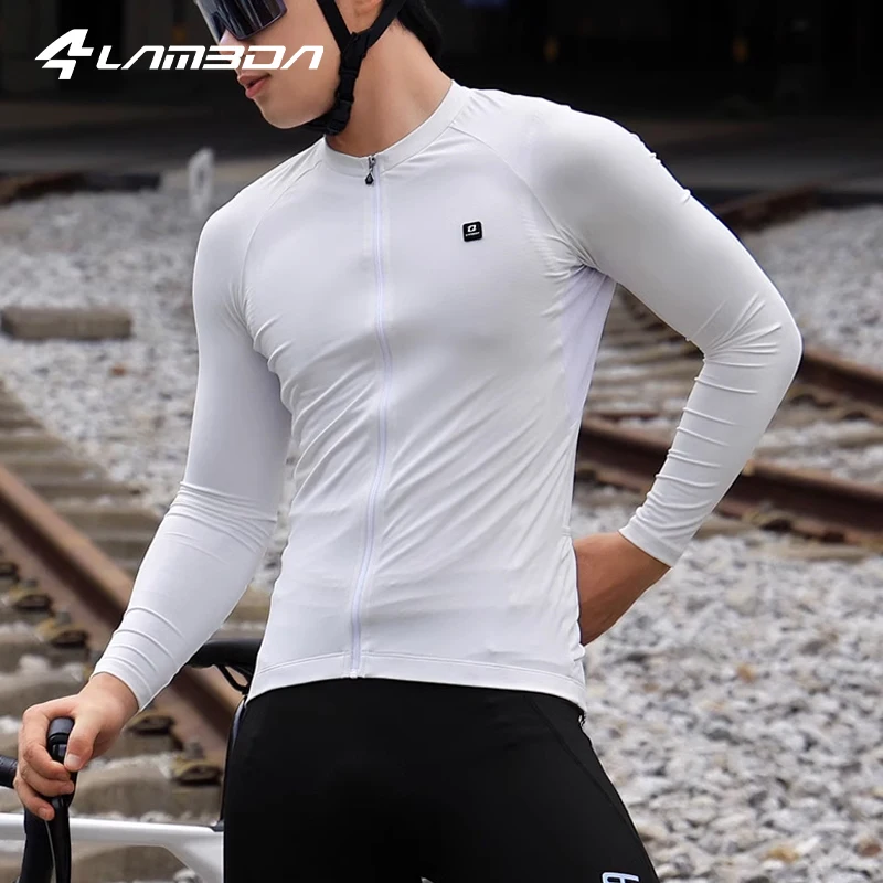 LAMEDA Cycling Jersey Men Road Bike Shirt Bicycle Racing Long Sleeve Breathable Summer MTB Tops Cycling Clothing men